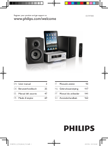 Manual Philips DCM7005 Stereo-set