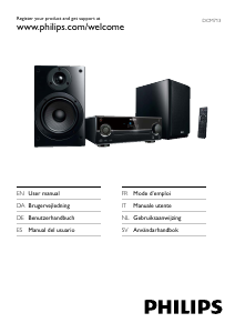 Manuale Philips DCM713 Stereo set