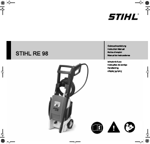 Manual Stihl RE 98 Máquina de limpeza a alta pressão