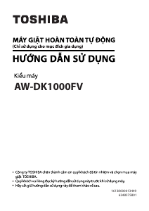 Hướng dẫn sử dụng Toshiba AW-DK1000FV Máy giặt