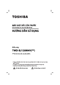 Hướng dẫn sử dụng Toshiba TWD-BJ120M4V(SK) Máy sấy-giặt