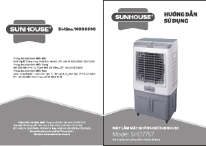Hướng dẫn sử dụng Sunhouse SHD7757 Quạt