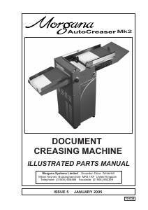 Manual de uso Morgana AutoCreaser Mk2 Plegadora