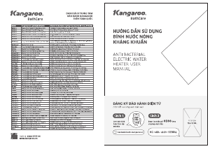 Hướng dẫn sử dụng Kangaroo KG 68A2 Ấm đun sôi