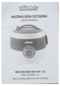 Hướng dẫn sử dụng Hommy JRC-120S Nồi cơm điện