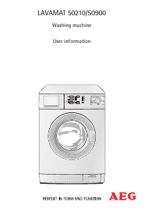 Handleiding AEG L50210 Wasmachine