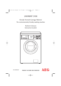 Manual AEG LVMT3100 Washing Machine