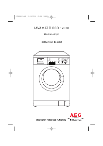 Handleiding AEG-Electrolux L12820 Was-droog combinatie