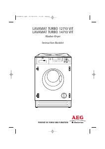 Handleiding AEG-Electrolux L14710VIT Was-droog combinatie