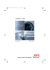 Manual AEG-Electrolux L14840 Washer-Dryer