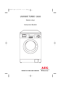 Manual AEG-Electrolux L12830 Washer-Dryer