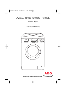 Manual AEG-Electrolux L12820J6 Washer-Dryer