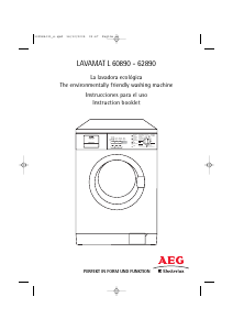Manual de uso AEG-Electrolux L62890 Lavadora