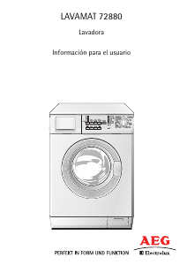 Manual de uso AEG-Electrolux L72880 Lavadora