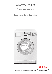 Instrukcja AEG-Electrolux L74819 Pralka