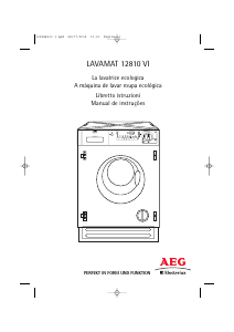 Manual AEG-Electrolux L12810VI Máquina de lavar roupa