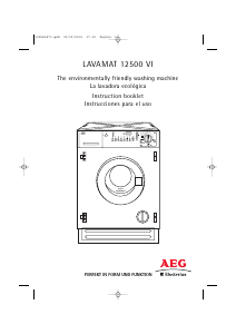 Manual de uso AEG-Electrolux L12500VI Lavadora