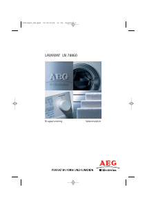 Brugsanvisning AEG-Electrolux LN78860 Vaskemaskine