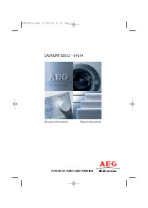 Bedienungsanleitung AEG-Electrolux L64614 Waschmaschine