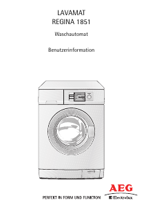 Bedienungsanleitung AEG-Electrolux LR1851 Waschmaschine