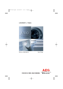 Mode d’emploi AEG-Electrolux L74665 Lave-linge