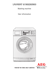 Manual AEG-Electrolux L60900 Washing Machine