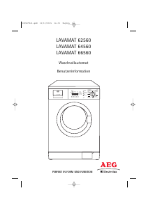 Bedienungsanleitung AEG-Electrolux L64560 Waschmaschine