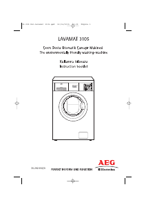 Manual AEG-Electrolux LVMT3105 Washing Machine