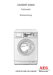 Bruksanvisning AEG-Electrolux L62820 Tvättmaskin