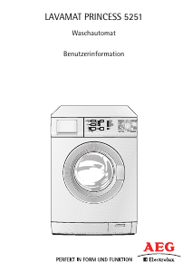 Bedienungsanleitung AEG-Electrolux LP5251 Waschmaschine