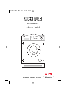 Manual AEG-Electrolux L14500VI Washing Machine