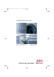 Bedienungsanleitung AEG-Electrolux LR3410WT Waschmaschine
