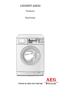 Käyttöohje AEG-Electrolux L64820 Pesukone