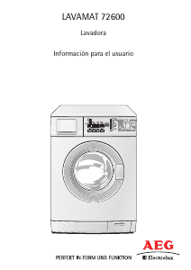 Manual de uso AEG-Electrolux L72600 Lavadora