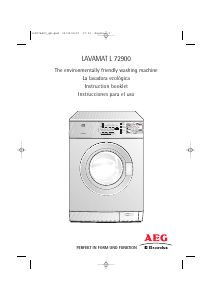 Manual AEG-Electrolux L72900 Washing Machine