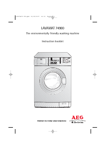 Manual AEG-Electrolux L74900 Washing Machine