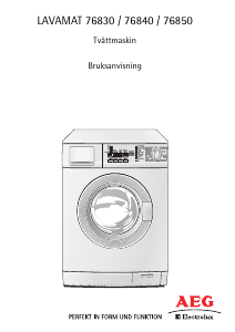 Bruksanvisning AEG-Electrolux L76830 Tvättmaskin