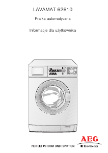 Instrukcja AEG-Electrolux L62610 Pralka