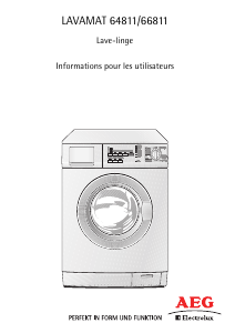 Mode d’emploi AEG-Electrolux L64811 Lave-linge