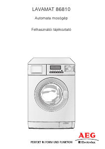 Használati útmutató AEG-Electrolux L86810 Mosógép