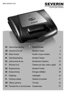 Mode d’emploi Severin SA 2968 Grill