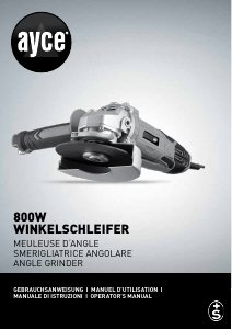 Bedienungsanleitung AYCE NC800AG-125 Winkelschleifer