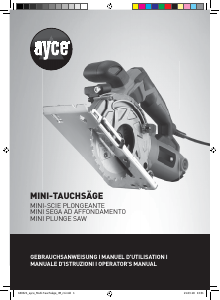 Handleiding AYCE M1Y-KZ-125 Cirkelzaag