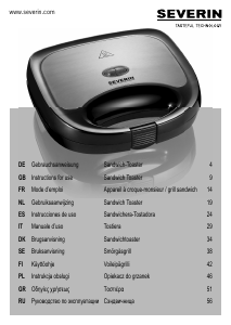 Brugsanvisning Severin SA 2971 Kontaktgrill