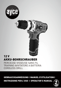 Manual AYCE PLCDL-M136JS-12V Drill-Driver