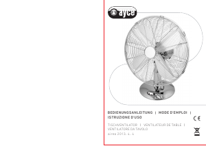 Mode d’emploi AYCE FT-40MC Ventilateur