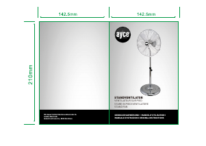 Bedienungsanleitung AYCE FD-40M Ventilator