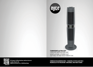 Mode d’emploi AYCE DF-AT0900F Ventilateur