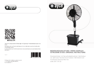 Bedienungsanleitung AYCE HW-26MC05 Ventilator