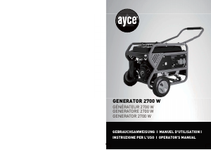 Bedienungsanleitung AYCE PDS 3000 Generator